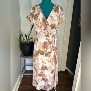 Halogen maxi wrap dress, size small